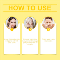 Derma Care Bee Soap, Repair Skin Moisturizing Skin Care Improve Skin Cleansing Foam Body Soap
