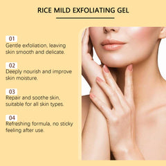 Oceaura Rice Face Cleansing Gel Tender Skin Gel Face Cleansing Body Care Gentle Tender Muscles